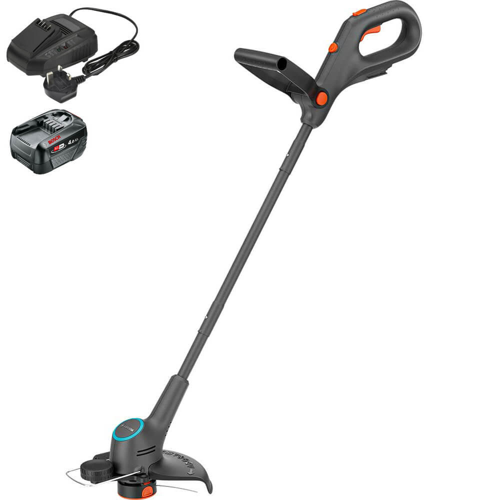 Gardena EASYTRIM 25 P4A 18v Cordless Grass Trimmer 250mm 1 x 4ah Li-ion