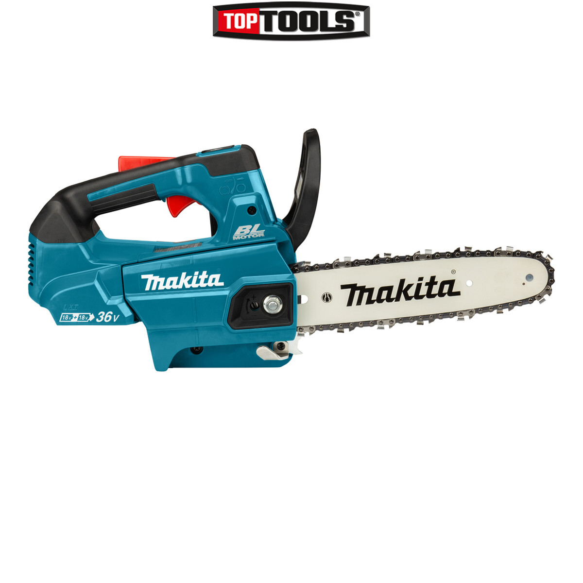 Makita DUC256Z Twin 18V LXT Brushless Chainsaw 25cm / 10" 3/8" Pitch Body Only