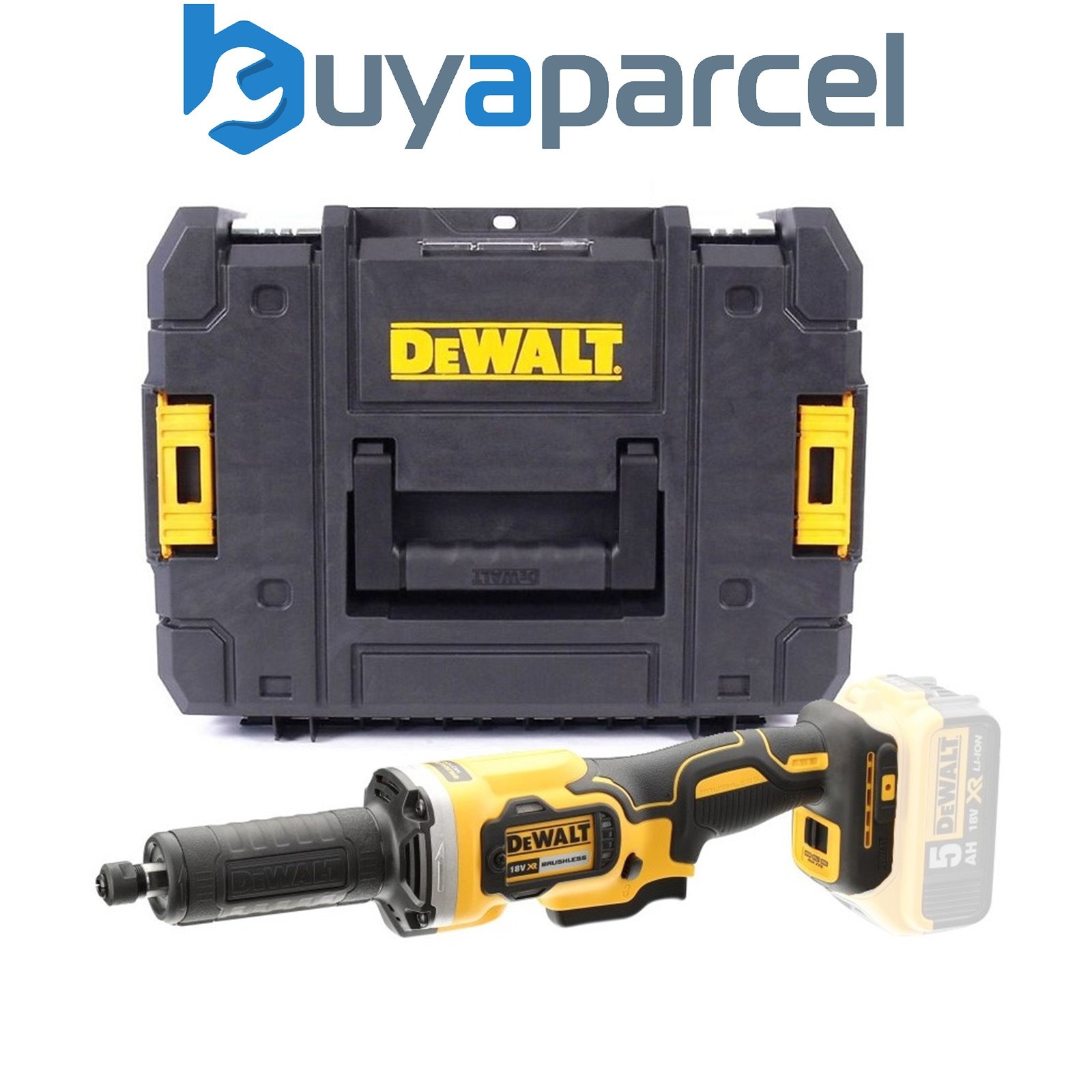 Dewalt DCG426N 18v XR Cordless Die Grinder Brushless 125mm Bare Tool+ Tstak Case