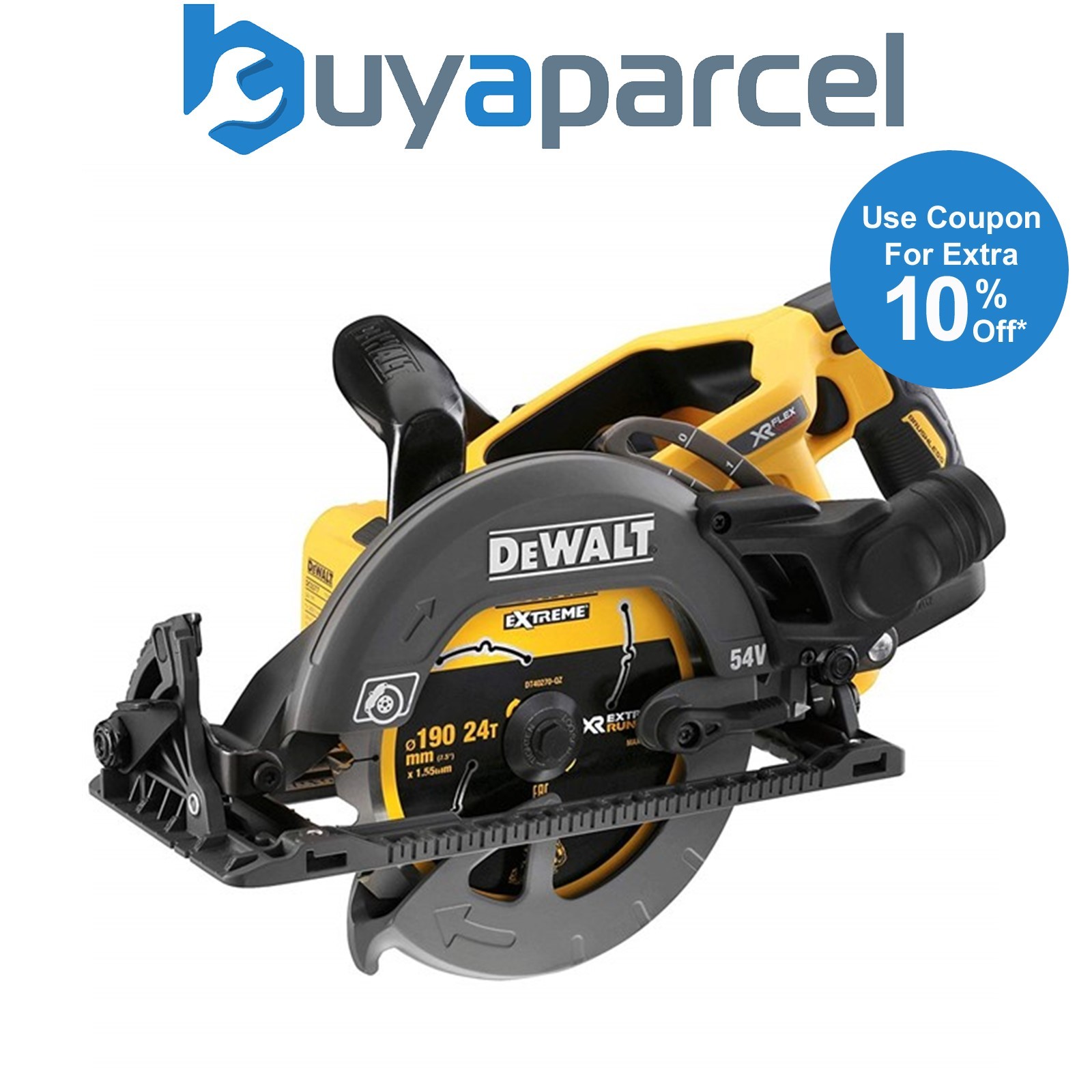 Dewalt DCS577N 54v XR Flexvolt Circular Saw High Torque 190mm Brushless - Bare
