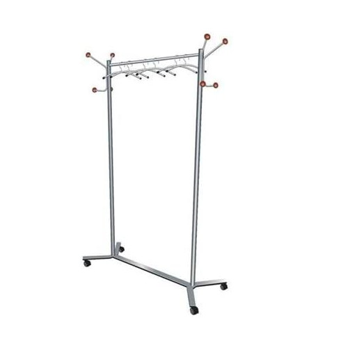 Heavy Duty Clothes Rail Stand on Wheels for Shop Home Strong Sturdy Coat Rack