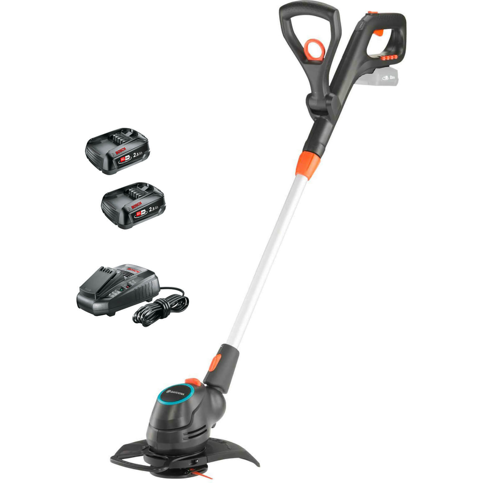 Gardena COMFORTCUT 23 P4A 18v Cordless Grass Trimmer and Edger 230mm 2 x 2.5ah L