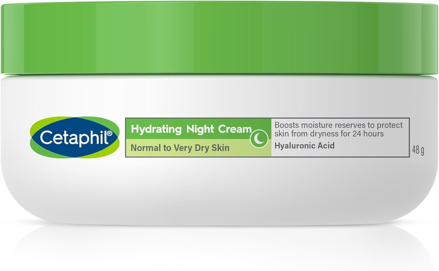 Cetaphil Hyaluronic Acid Night Cream 50ml Moisturiser For Sensitive Skin Hydr