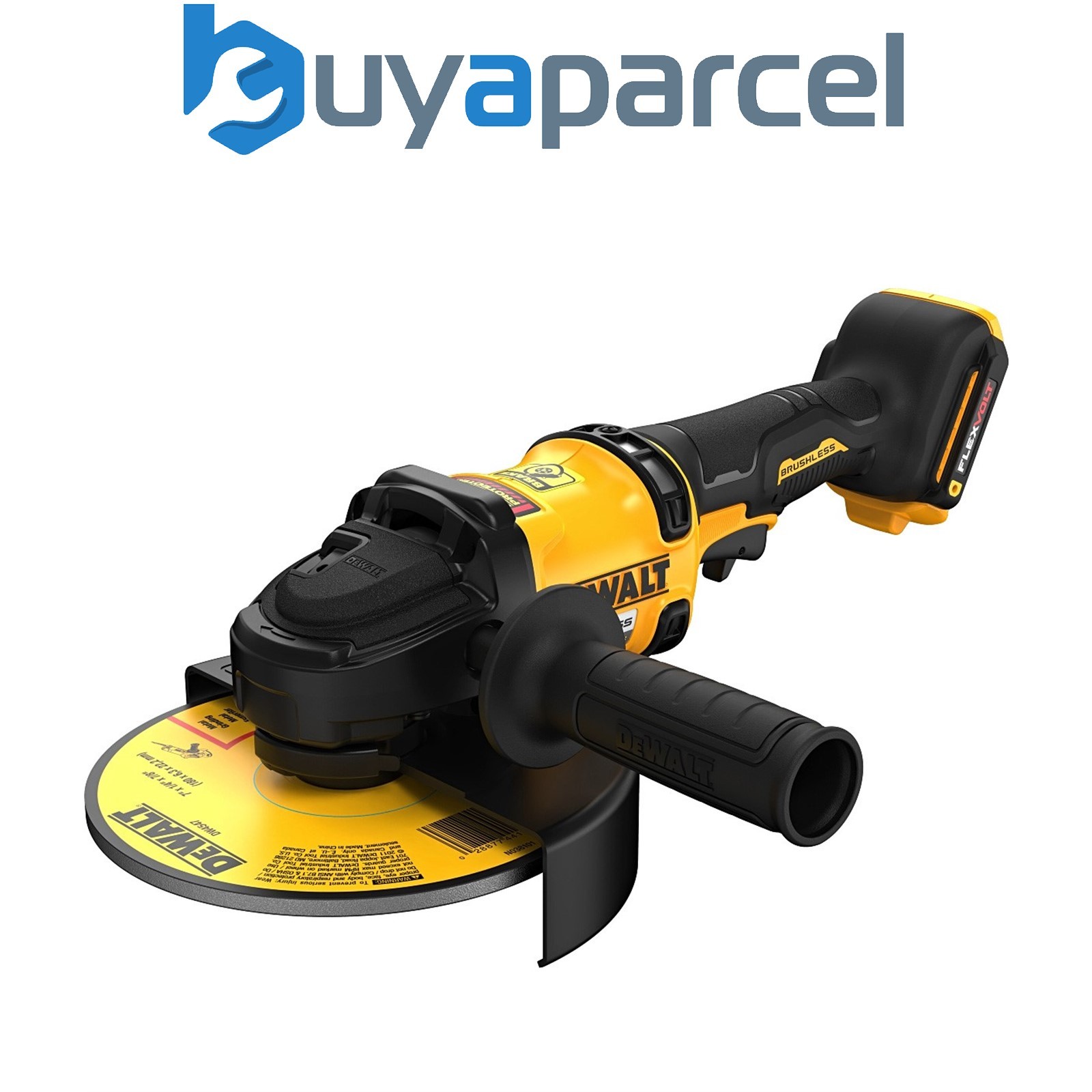 Dewalt DCG440N 54v XR FlexVolt 180mm Angle Grinder 7" Cordless - Bare DCG440N-XJ