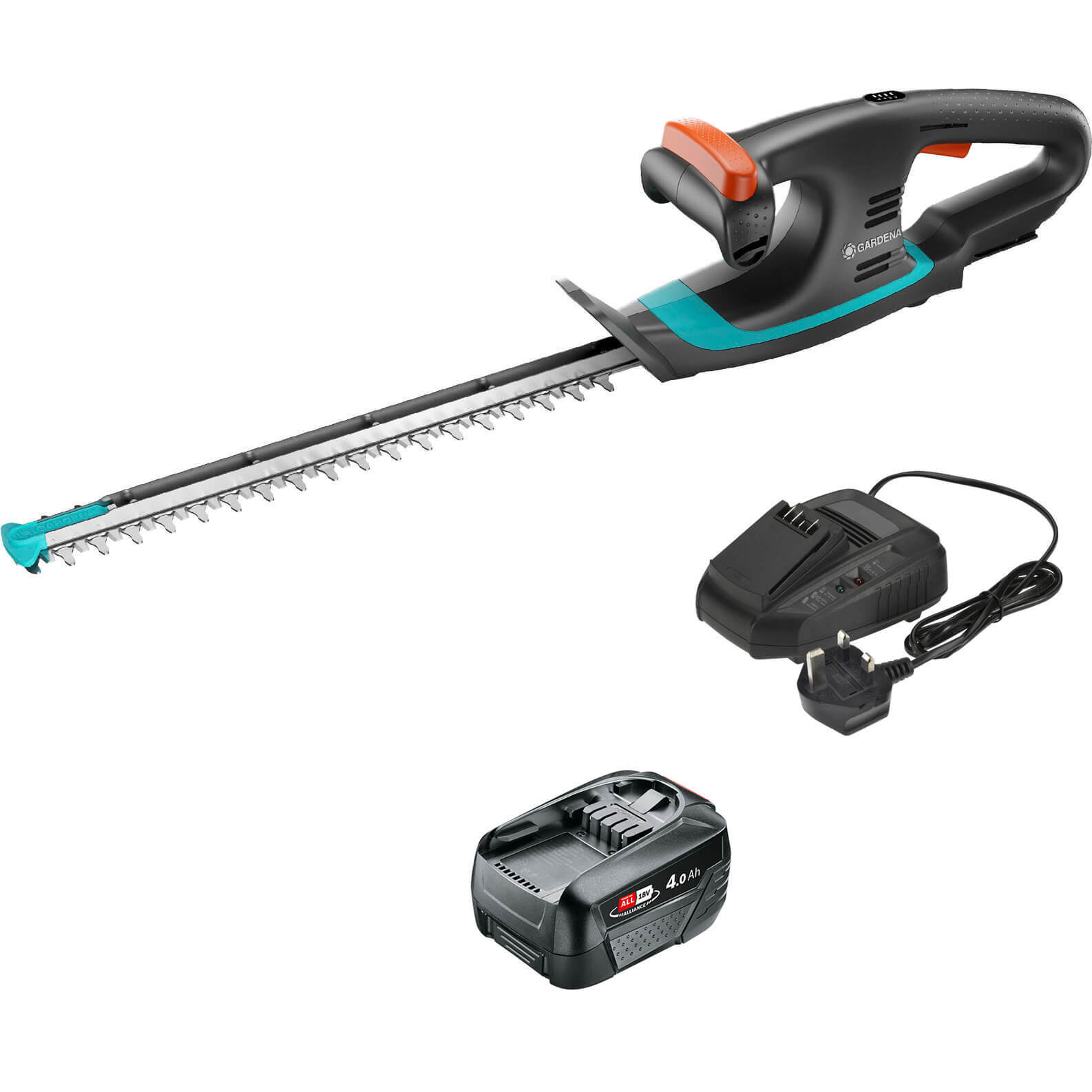Gardena EASYCUT 40 P4A 18v Cordless Hedge Trimmer 400mm 1 X 4ah Li-ion