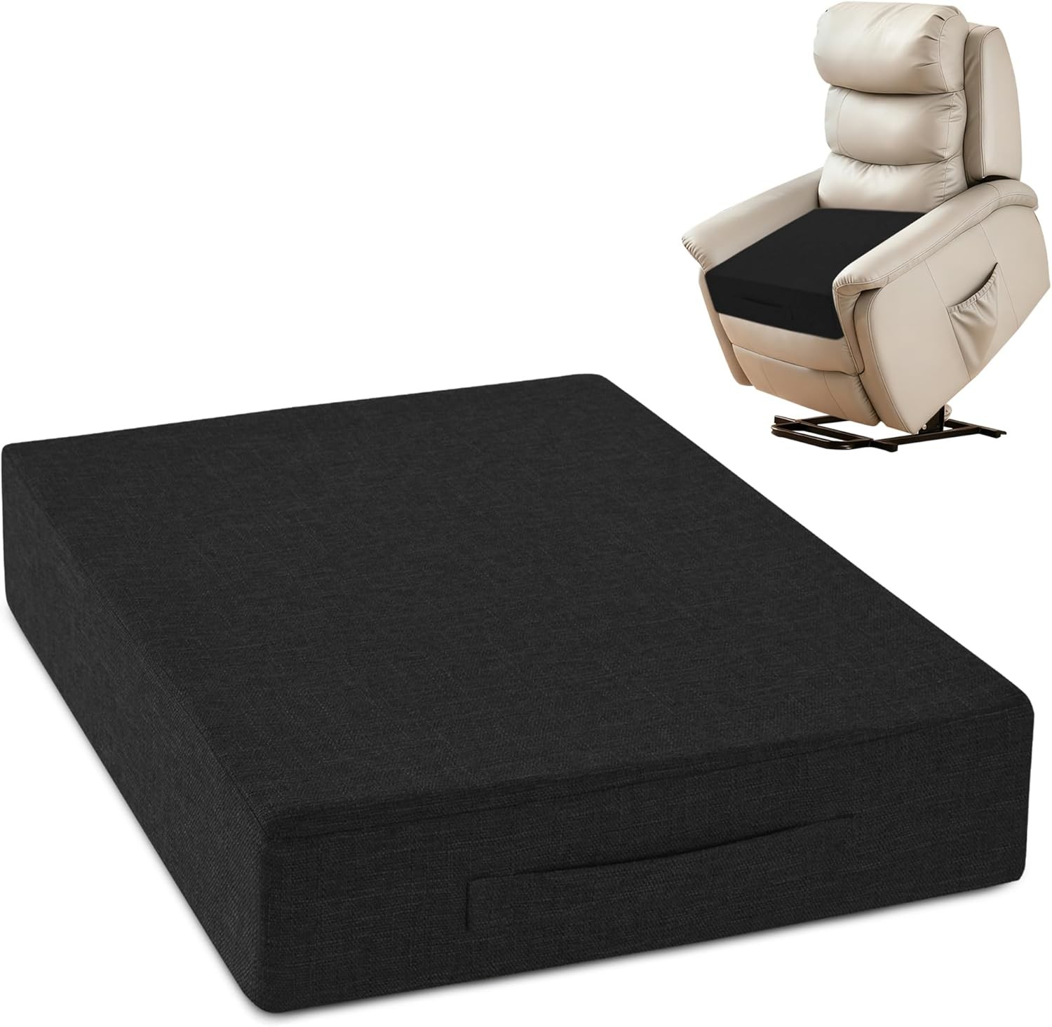 Recliner Cushions for Elderly 50x50x10 cm Thick Large Recliner Seat Cushion wit
