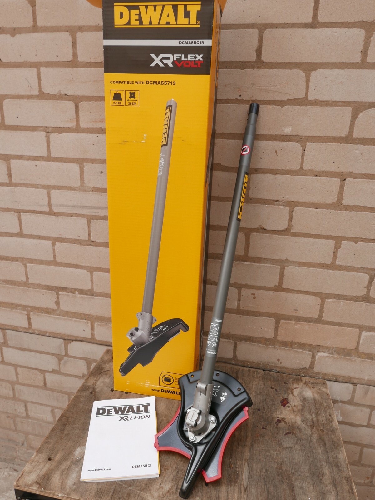 DeWalt DCMASBC1N Brush Cutter Attachment for DCMAS5713 54V Split Boom Strimmer