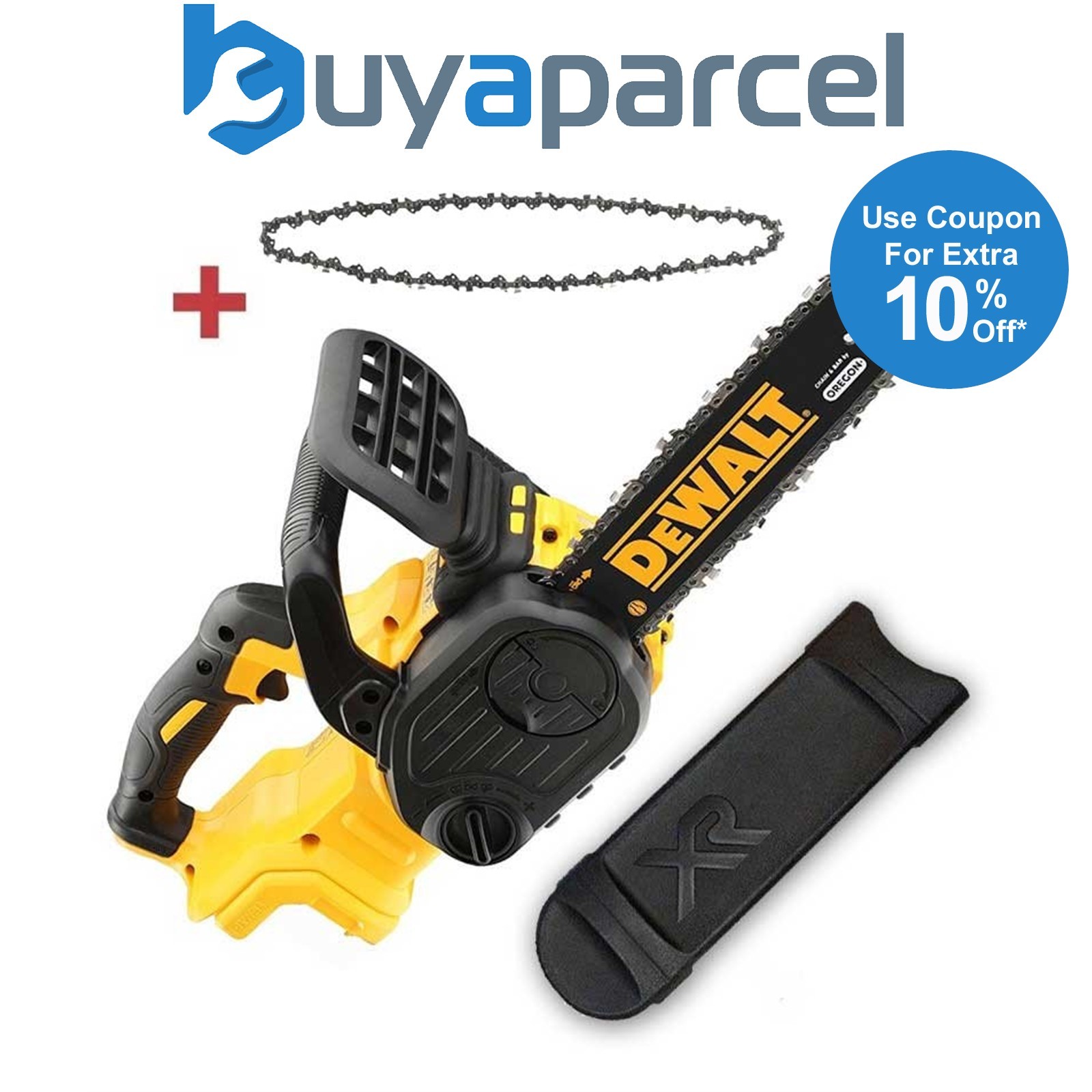 Dewalt DCM565N 18v XR 30cm Cordless Chainsaw Brushless Bare + Extra Chain