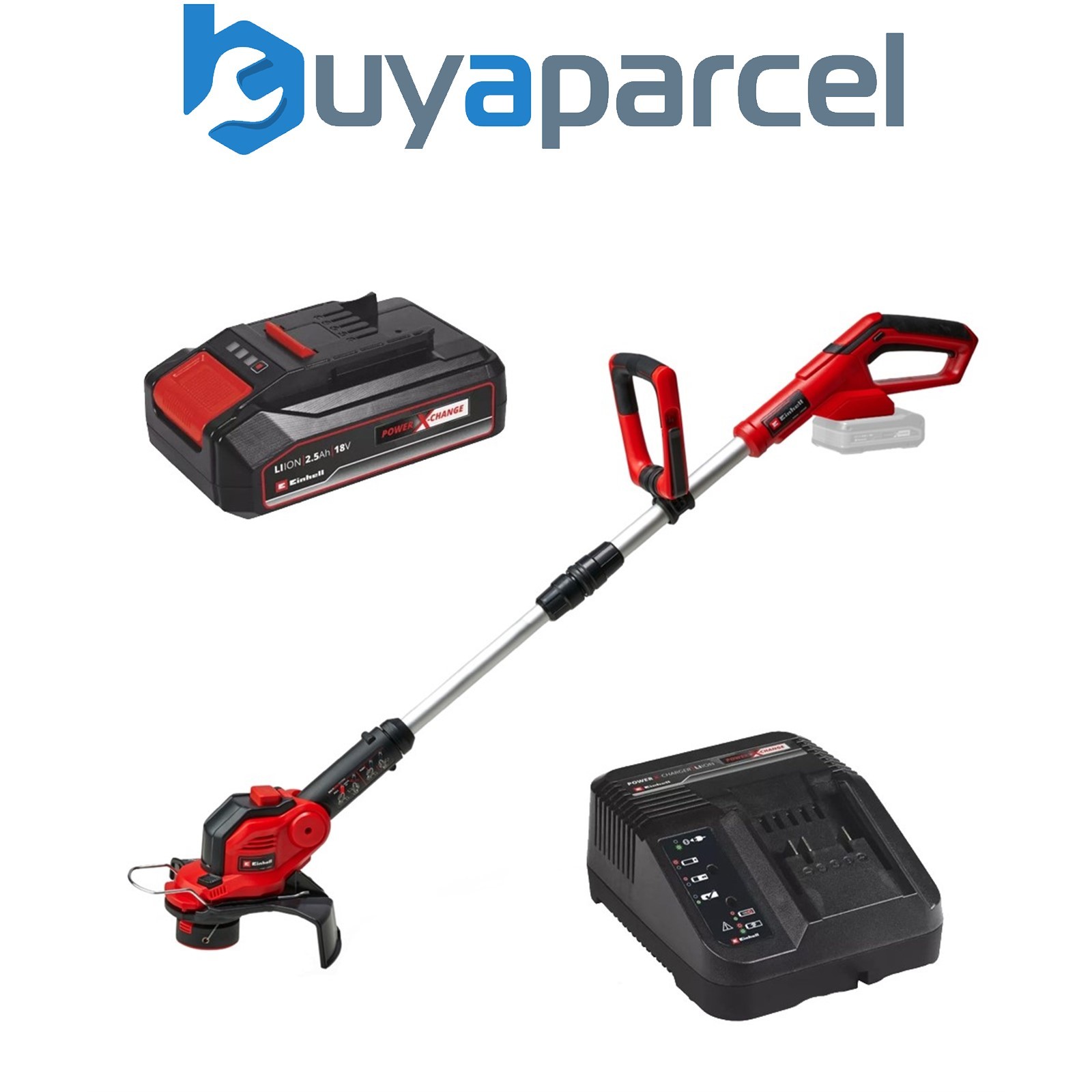 Einhell PXC Cordless Lawn Strimmer 28cm Grass Trimmer GE-CT Li-Solo +2.5AH Kit