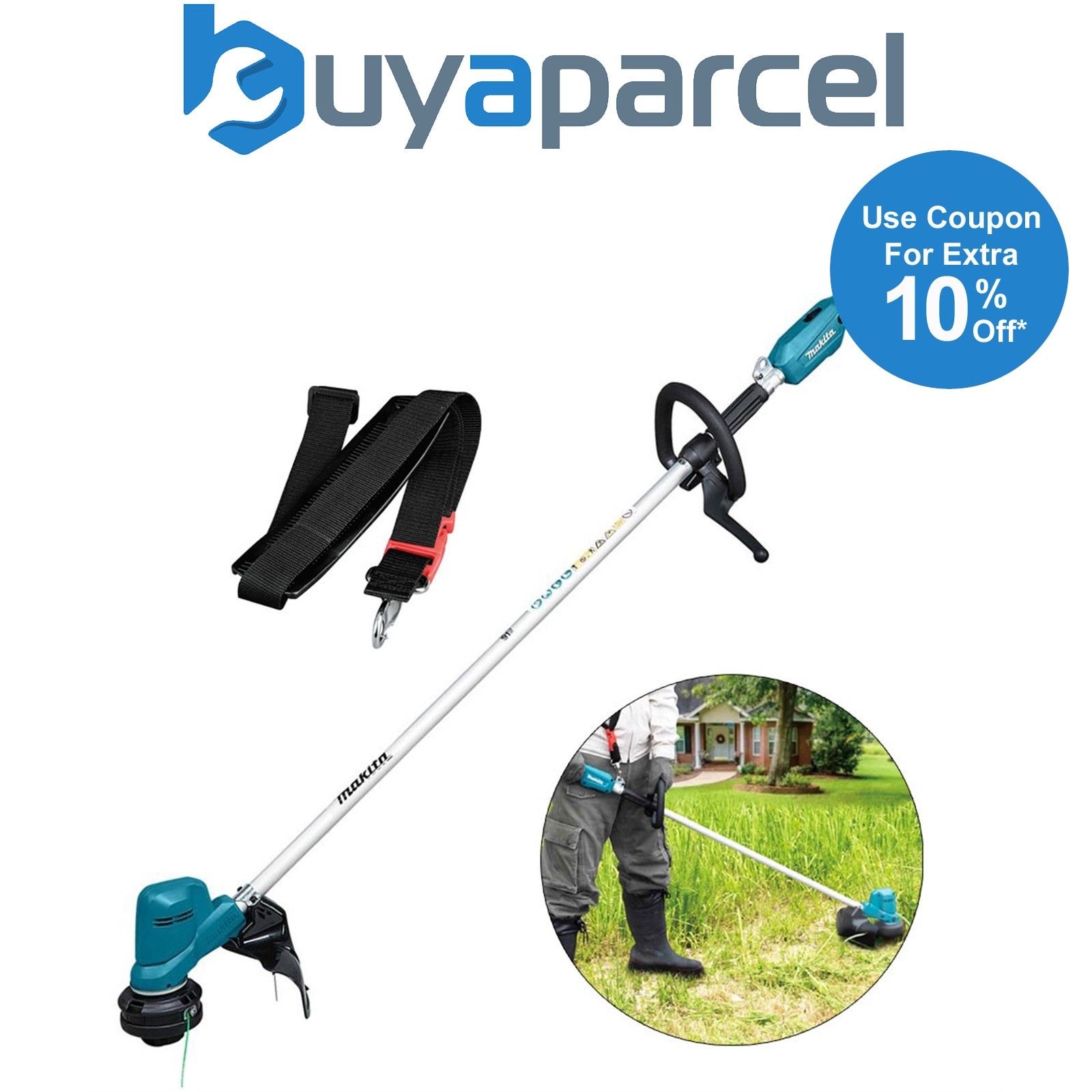 Makita DUR194ZX3 LXT 18v Lithium Ion Cordless Grass Line Trimmer Garden Strimmer