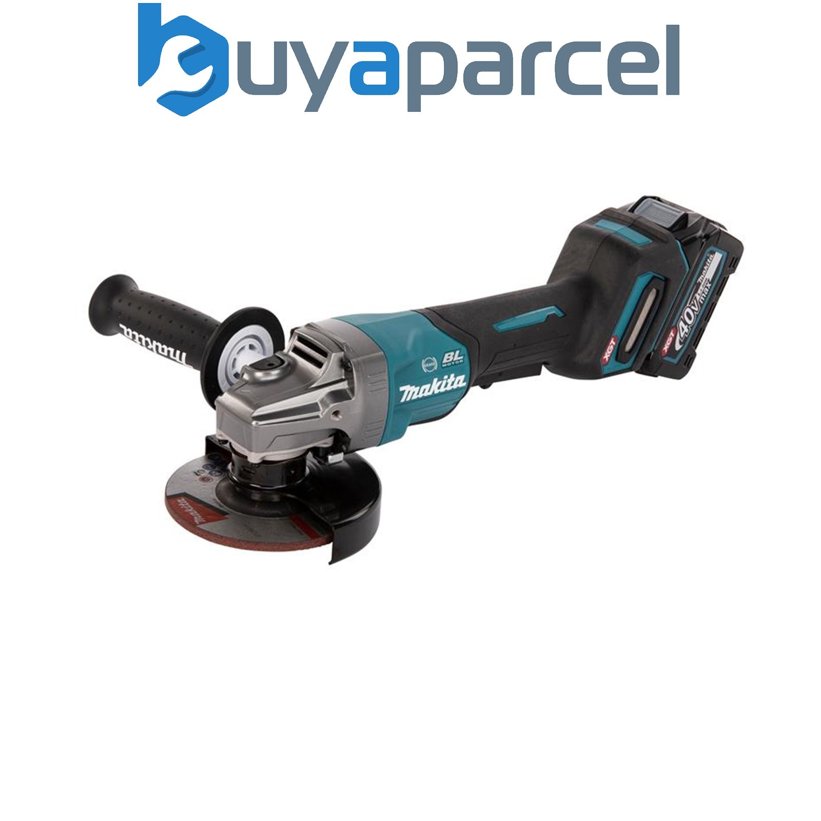 Makita GA013GD201 XGT 40V Max BL Paddle Switch Grinder 125mm 40V 2x 2.5Ah Li-ion