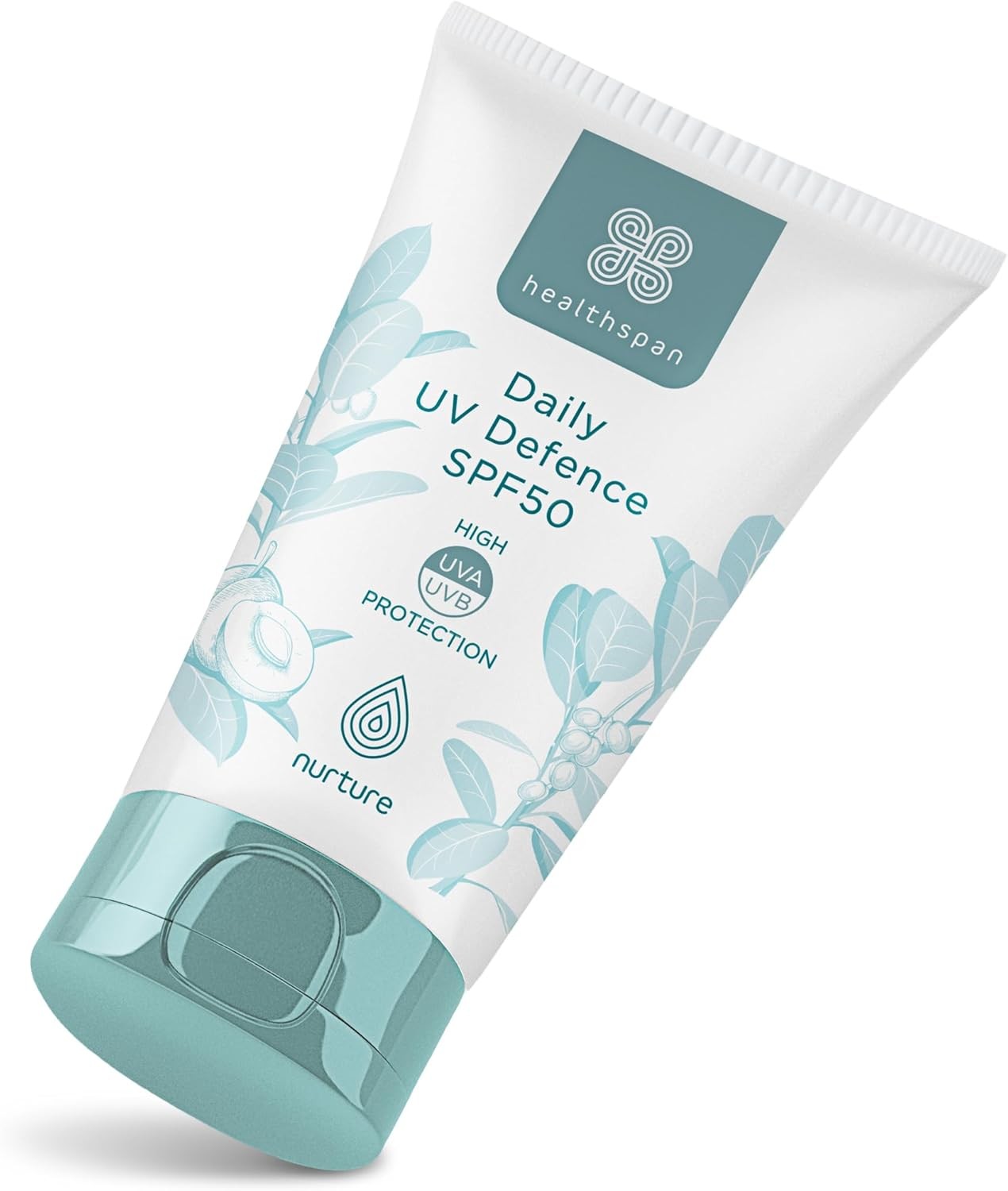 Healthspan Daily Uv Defence Spf50 | High UVA and UVB sun protection | Lightweig