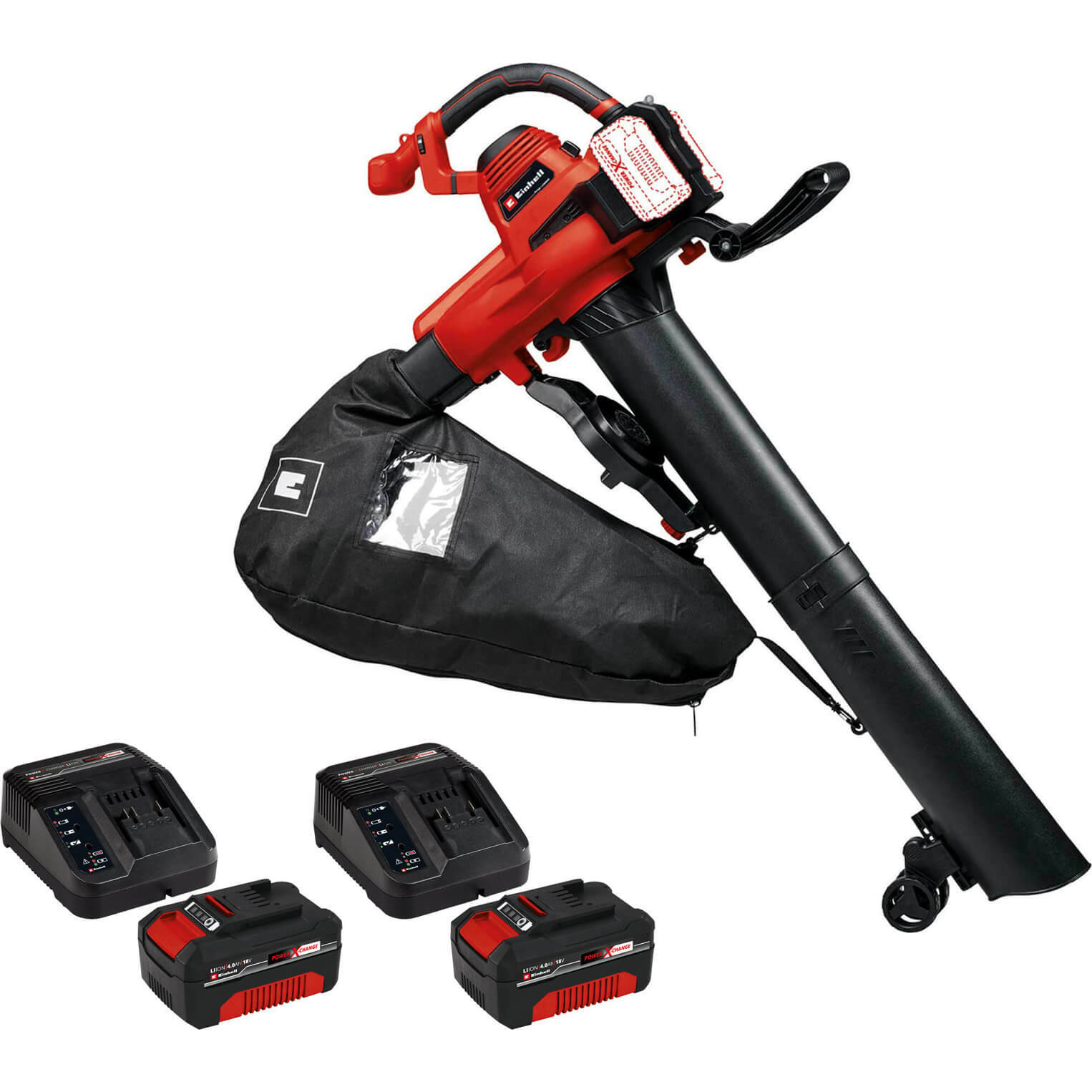 Einhell GE-CL 36/230 Li E 36v Cordless Garden Leaf Blower and Vacuum 2 x 4ah Li-