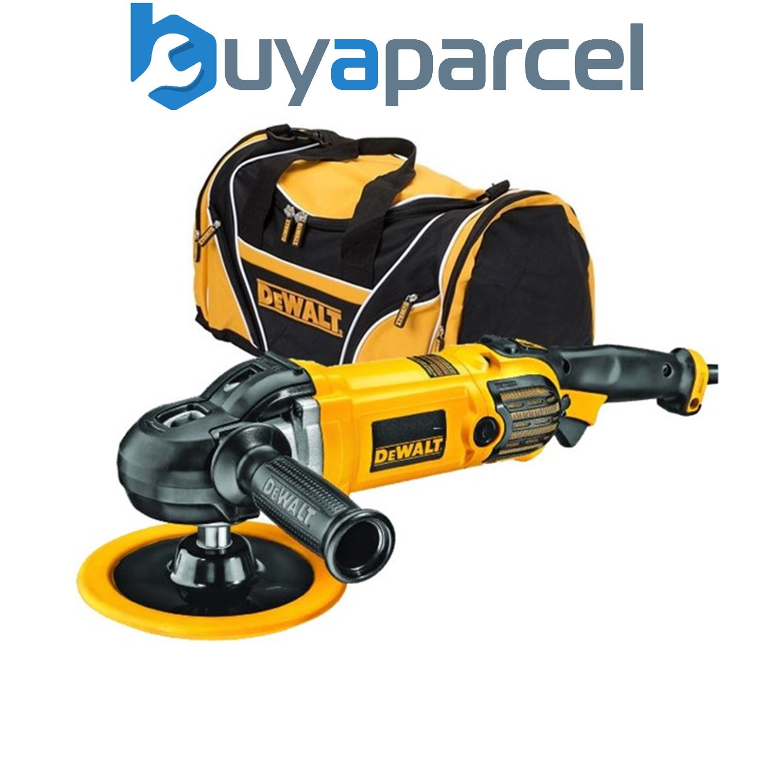 Dewalt DWP849X 250W Premium 150mm 180mm Variable Speed Polisher 240V + Carry Bag