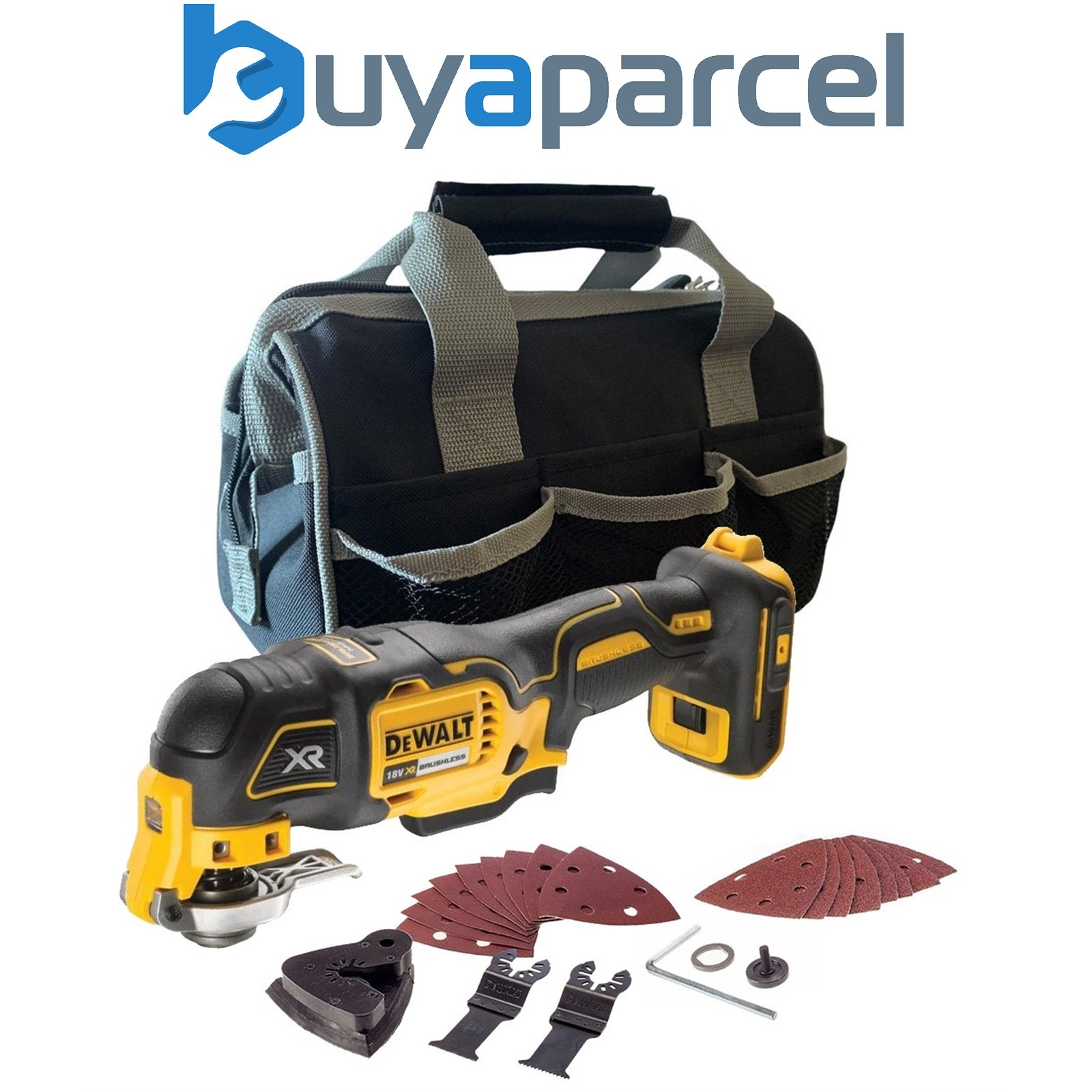 Dewalt DCS356N 18v XR Brushless Oscillating Multi Tool 3 Speed + Bag + 29 Access