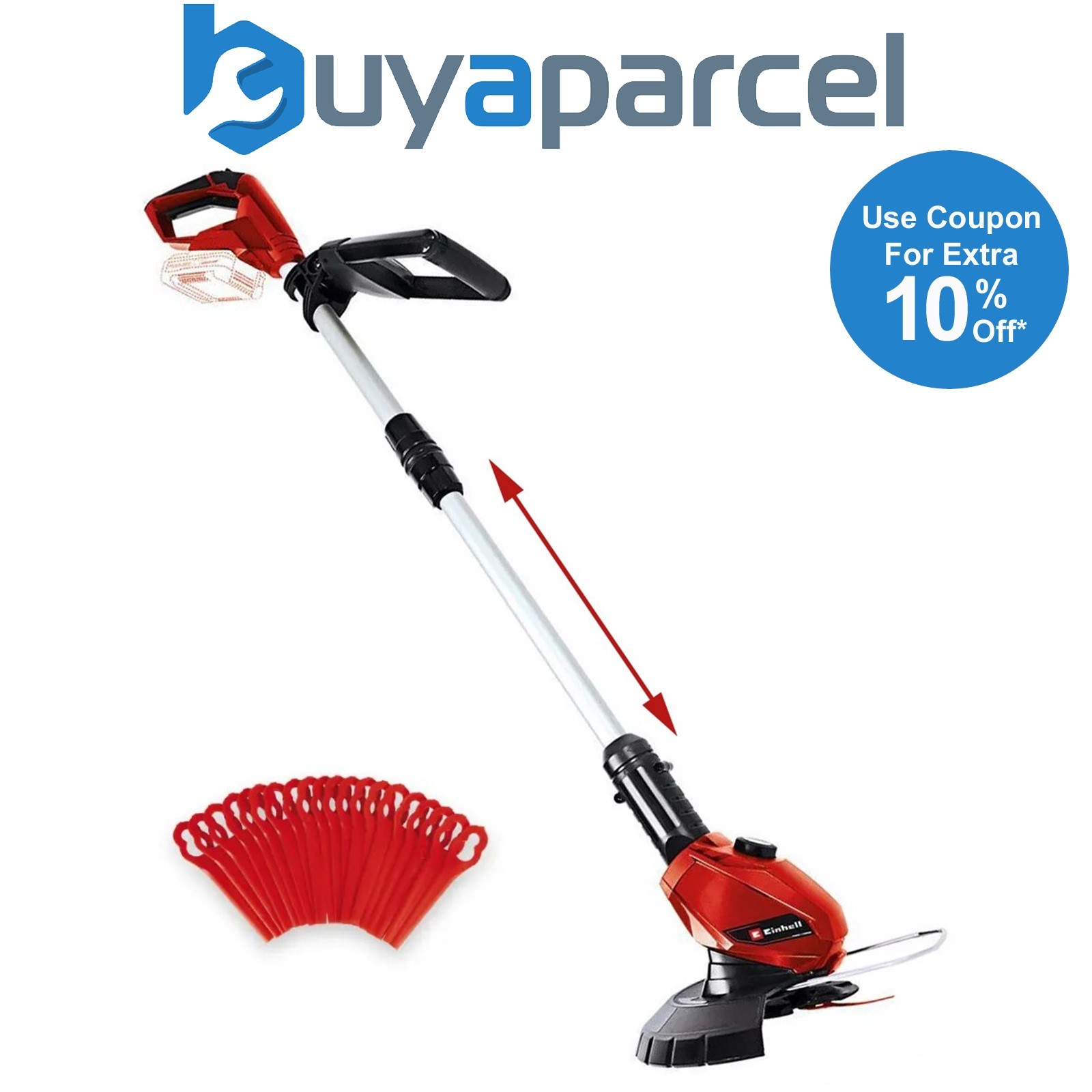 Einhell 18v Cordless Grass Trimmer Strimmer Power X Change 3411172 GE-CT 18 Li