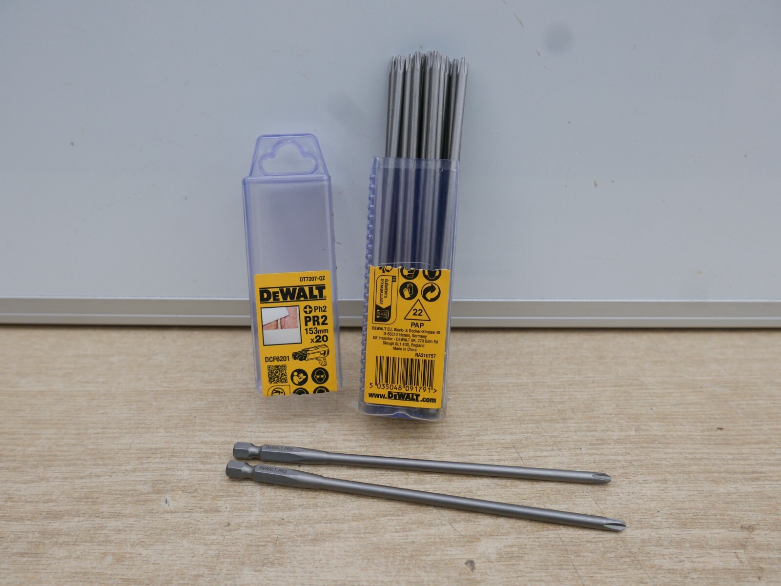 DeWALT DT7207 20 X PH2 screwdriver bits DCF6201 DCF6202 drywall attachment