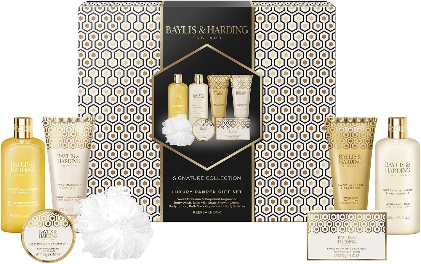 Baylis & Harding Sweet Mandarin & Grapefruit Luxury Pamper Gift Set (Pack of 1)