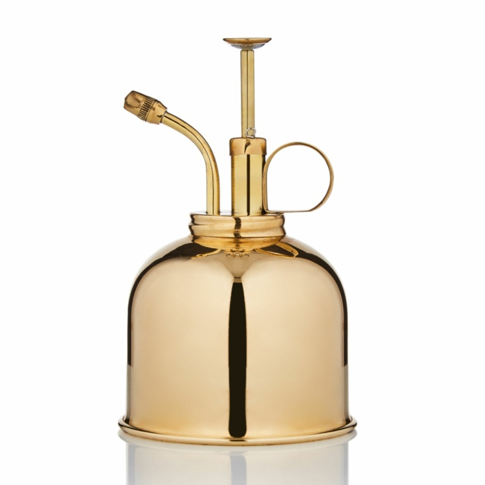 Polished Brass Plant Mister Classic Fine House Plant Sprayer With Plunger 300ml