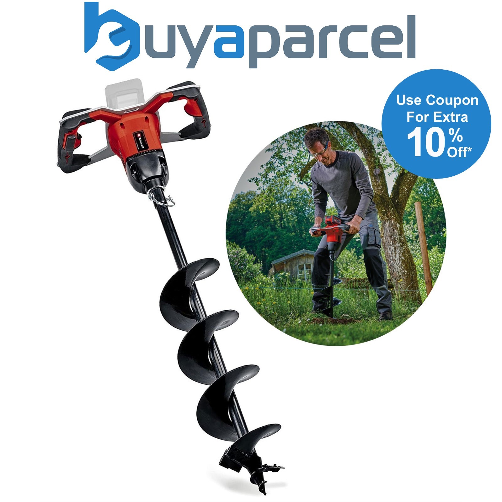 Einhell Professional 18v Cordless Earth Auger GP-EA 18/150 Li BL-Solo PXC +Drill