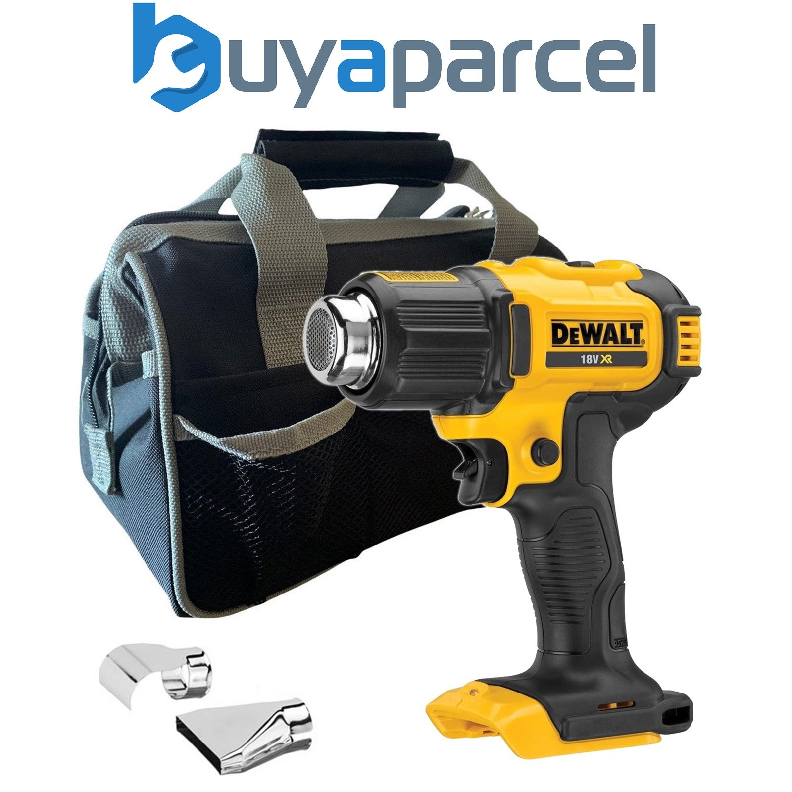 Dewalt DCE530N XR 18V Cordless Heat Gun Bare - Includes 2 Nozzles + Tool Bag
