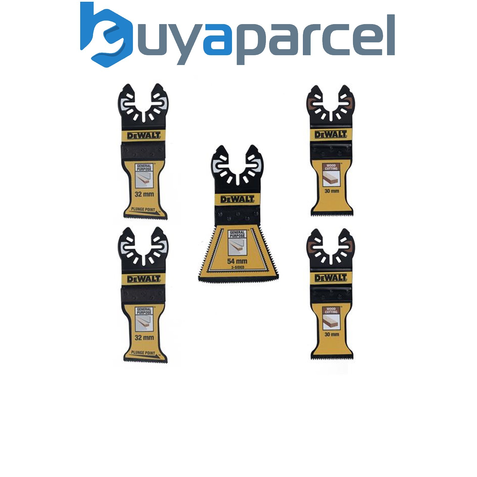 Dewalt DT20777-QZ DT20777 Mixed Multitool Blade Set, 5 Piece DEWDT20777QZ