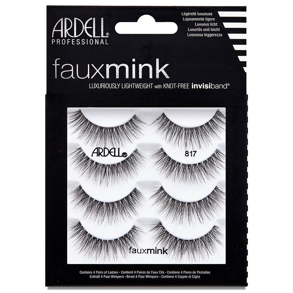 Ardell Faux Mink Lashes Black Multipack (4 Pairs) - 817