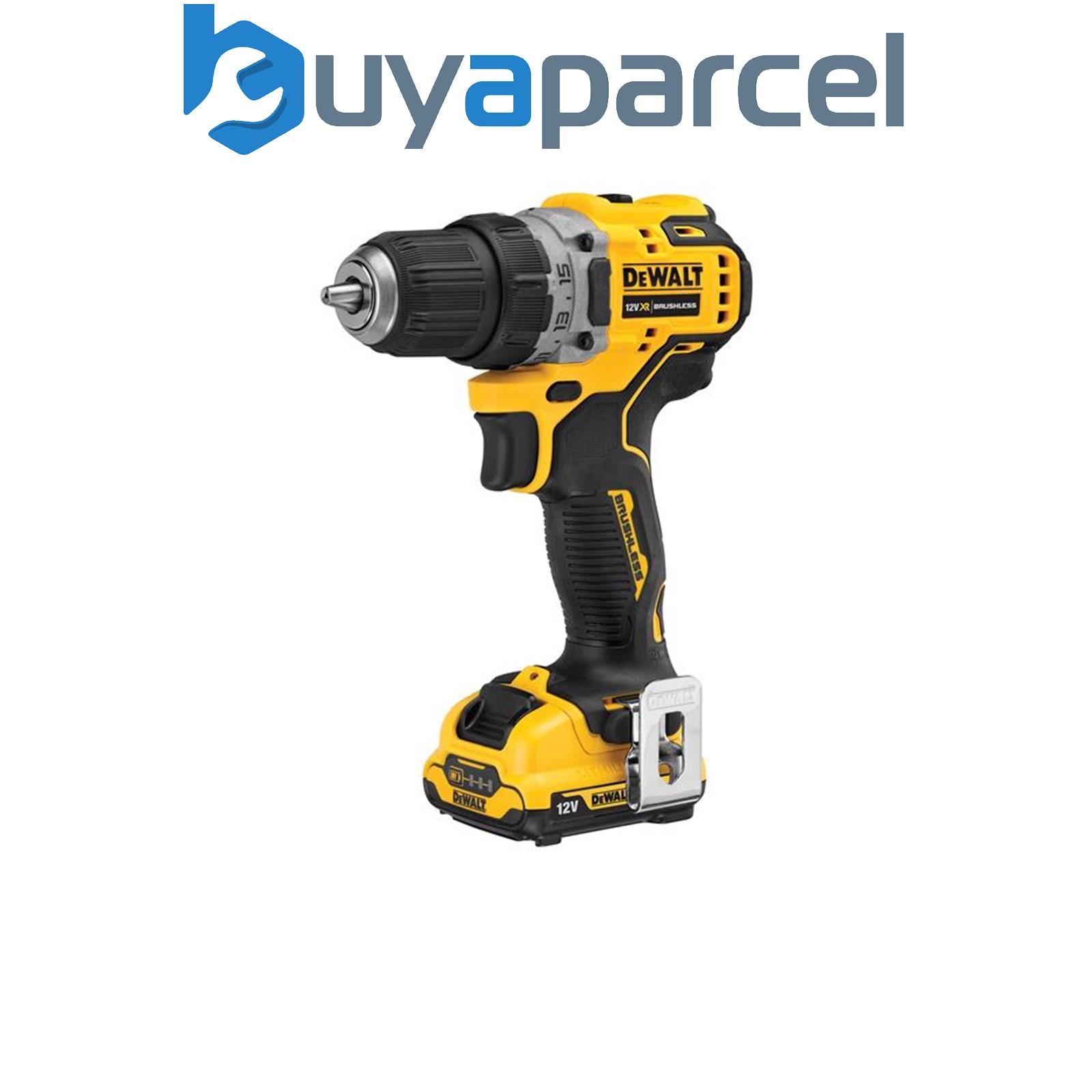 Dewalt DCD701D2-GB XR Brushless Sub-Compact Drill Driver 12V 2 x 2.0Ah Li-ion