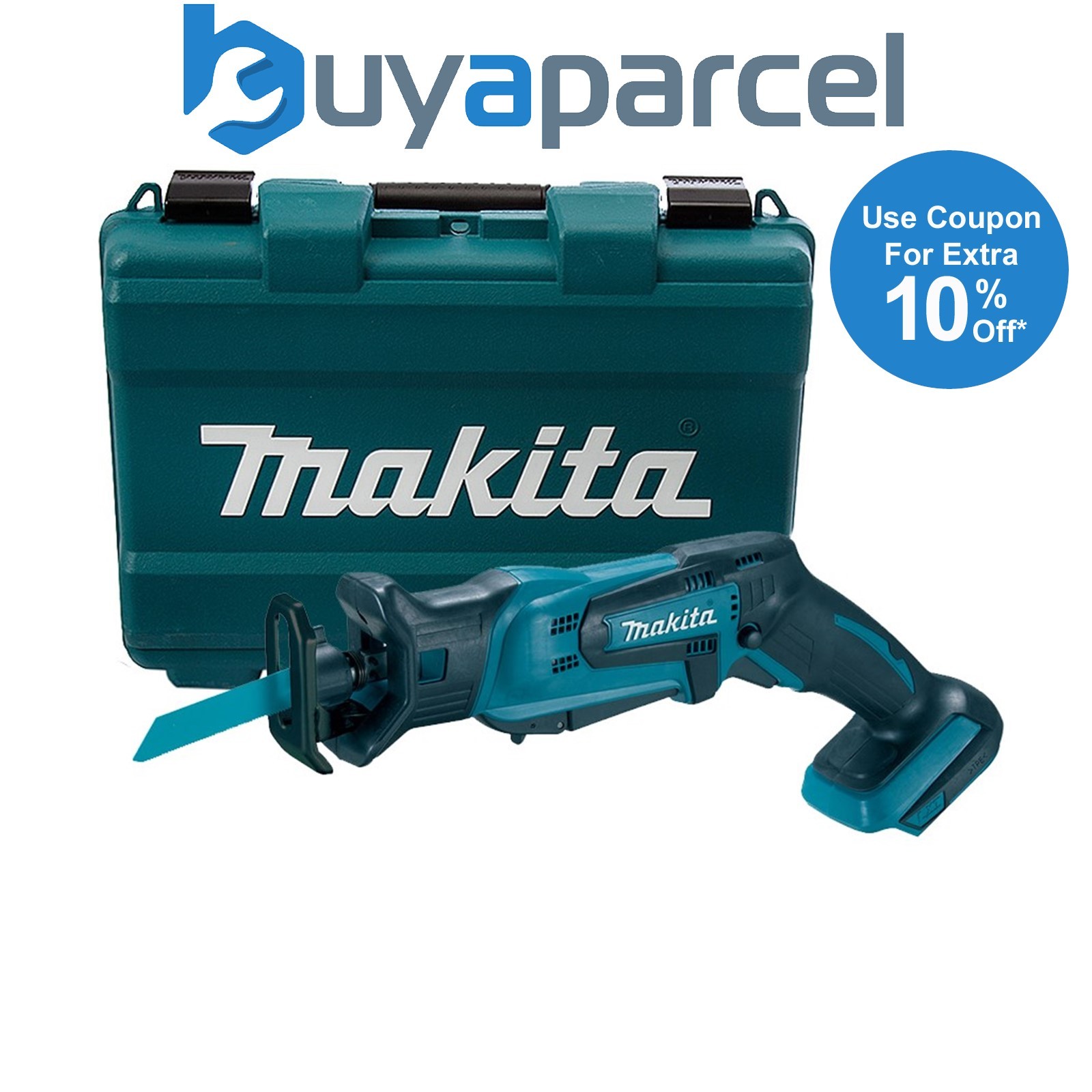 Makita DJR183Z 18v Cordless Reciprocating Pruning Saw Tool-less Blade + Case