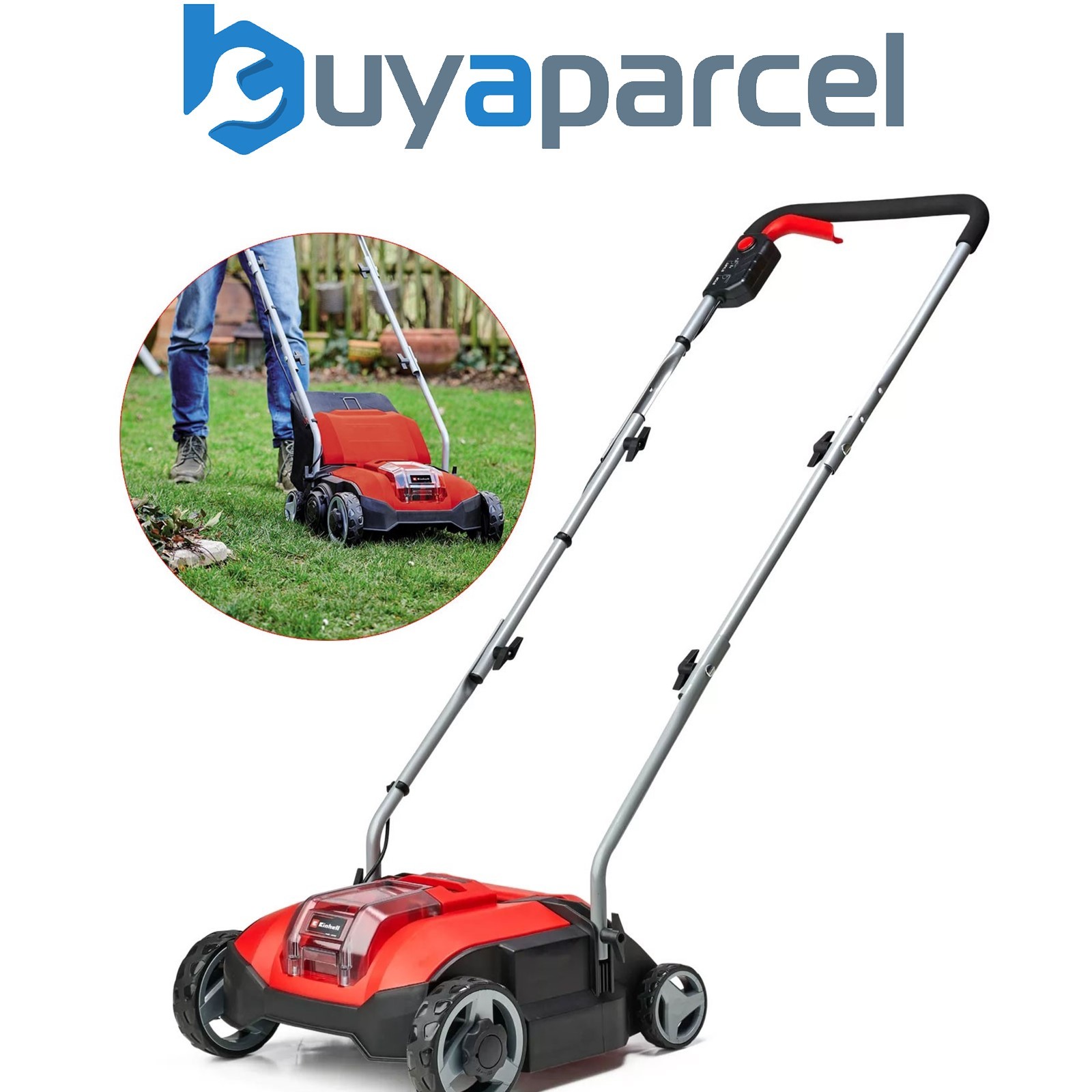 Einhell 18V Cordless Lawn Scarifier Aerator Brushless 28cm GC-SC 18/28 Li PXC