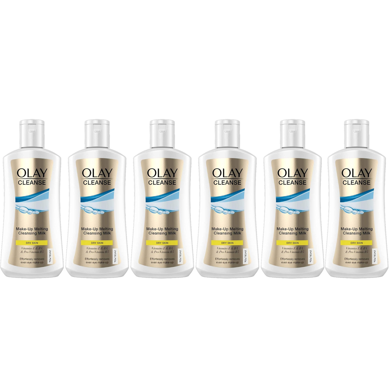 Olay Cleanse Make Up Melting Cleansing Milk Dry Skin 200 ml x6