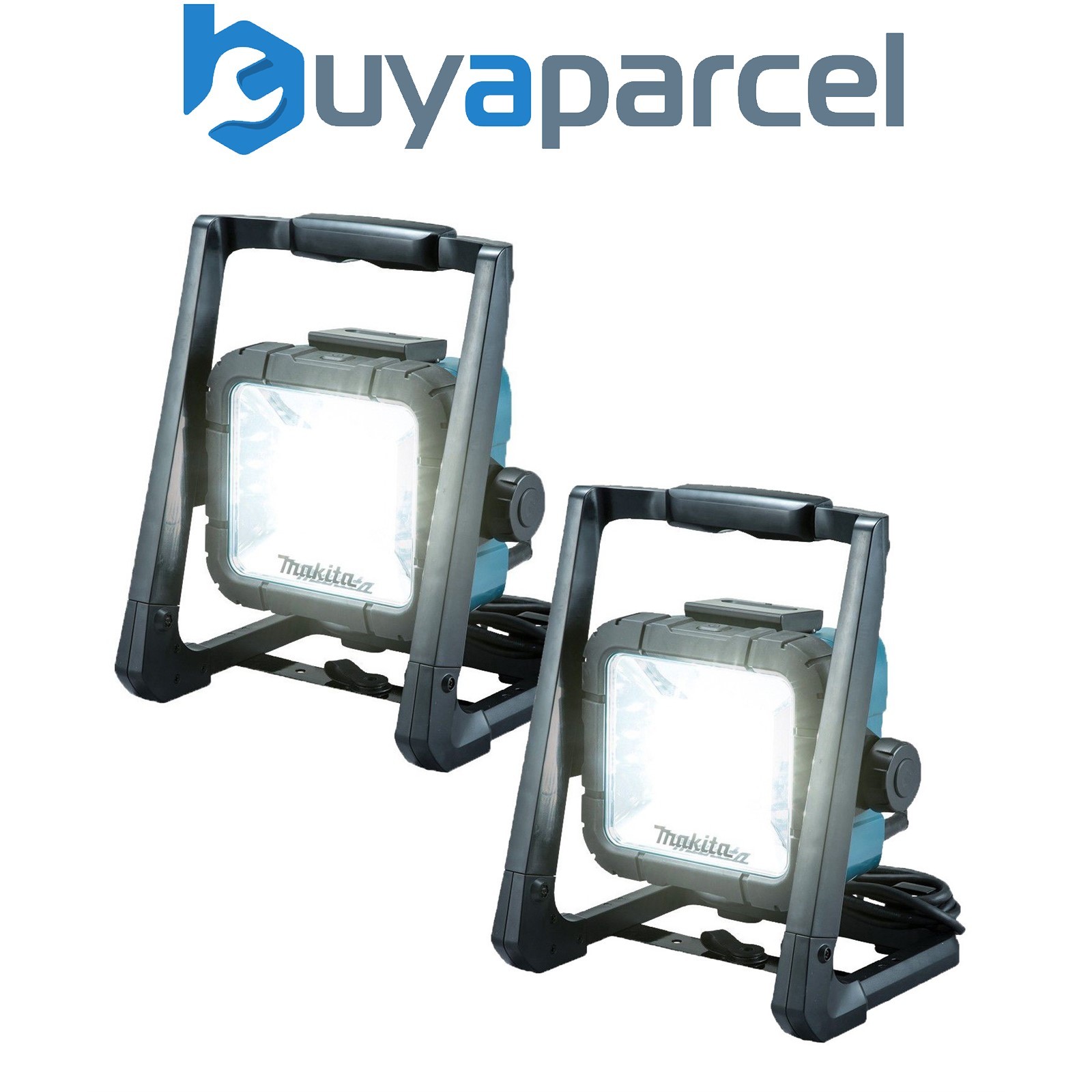 Makita DML805 18v / 14.4v / 110v LXT Li-Ion LED Work Light Site Light Twin Pack