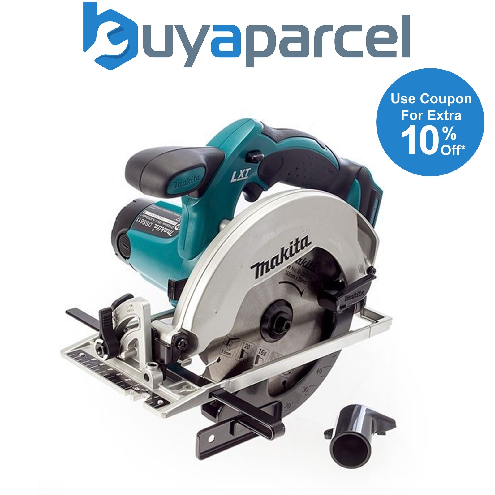 Makita DSS611Z 18V LXT Lithium Ion 165mm Circular Saw Replaces BSS611 BARE UNIT