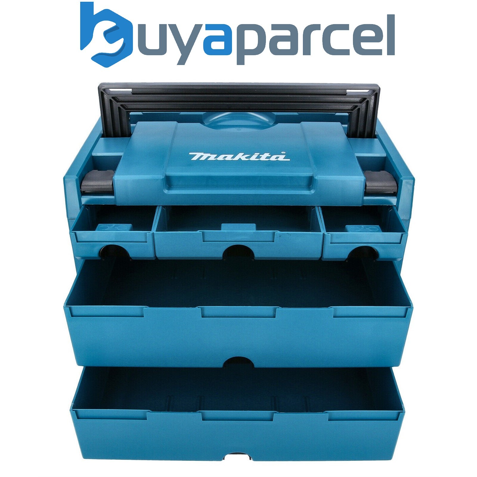 Makita P-84349 MAKPAC 5 Drawer Stacking Connector Tool Case TYPE 4 + 5 Draws