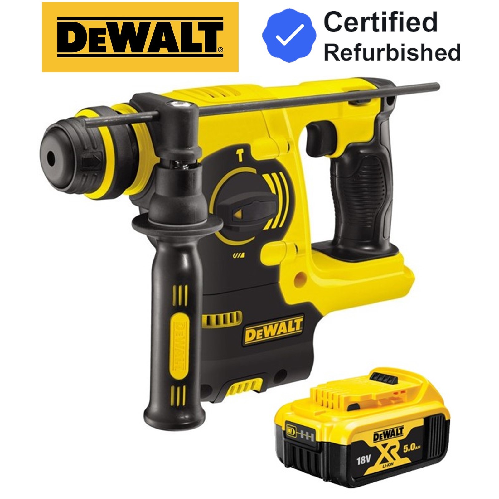 DeWalt DCH253N 18V Cordless XR Li-Ion SDS Plus Hammer Drill + DCB184 5ah Battery