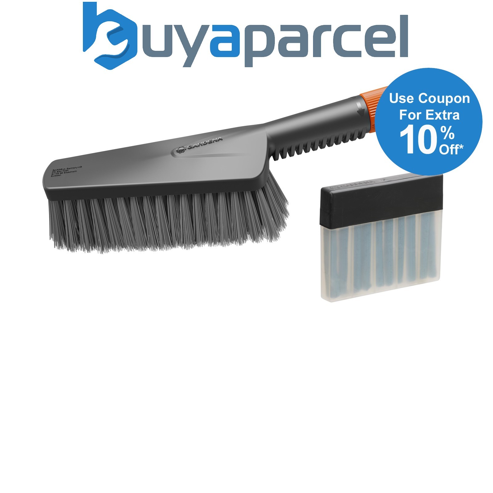 Gardena Cleansystem Hand Brush Soft M Wash Set & Soap Shampoo Sticks Window