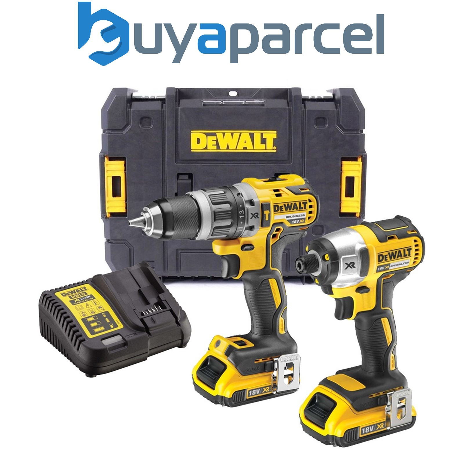 Dewalt DCK266D2T 18v Brushless DCD796 Combi Drill DCF887 Impact Driver 2 x 2.0ah