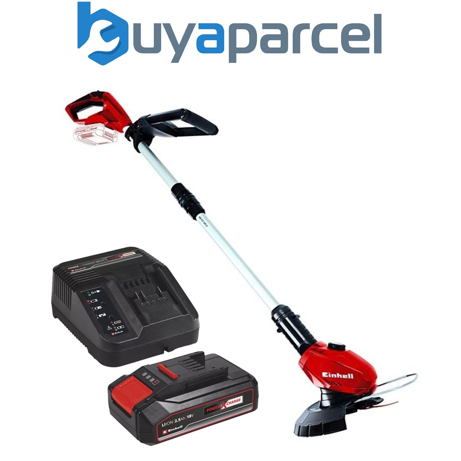Einhell Power X Change 18v Cordless Grass Trimmer Strimmer + 1 x 2.5Ah Battery