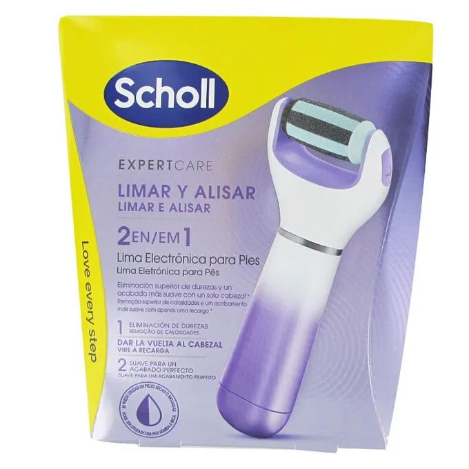 Scholl Velvet Smooth Electronic Foot Care System With Exfoliating Refill Head